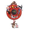 The Bradford Exchange LOONEY TUNES Sculptural Wall Clock With 8 Classic Characters