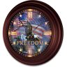 The Bradford Exchange Soaring Freedom Light-Up Atomic Wall Clock By Ted Blaylock