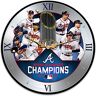 The Bradford Exchange 2021 World Series Champions Braves Tribute Wall Clock