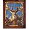 The Bradford Exchange Stained-Glass Wall Decor Lights Up With Larry Zach Deer Art