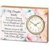 The Bradford Exchange My Daughter, My Blessing Personalized Keepsake Desk Clock