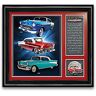 The Bradford Exchange Chevy Bel Air Tribute Wall Decor With Metal Medallion