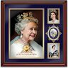 The Bradford Exchange Queen Elizabeth II Commemorative Wall Decor With Medallion