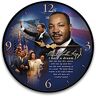 The Bradford Exchange Martin Luther King Jr. Wooden Tribute Wall Clock