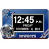 The Bradford Exchange Dallas Cowboys Easy Read Full Disclosure LED Clock