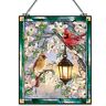 The Bradford Exchange Dona Gelsinger Songbirds Stained Glass Suncatcher Collection