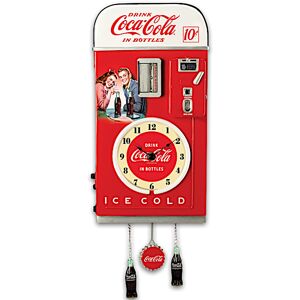 The Bradford Exchange Wall Decor: COCA-COLA Time For Refreshment Vending Machine Wall Clock