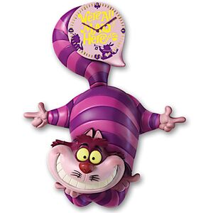 The Bradford Exchange Disney Alice In Wonderland Cheshire Cat Motion Wall Clock