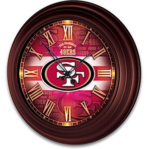The Bradford Exchange San Francisco 49ers Illuminated Atomic Wall Clock