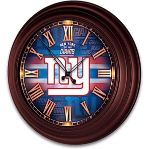 The Bradford Exchange New York Giants Illuminated Atomic Wall Clock