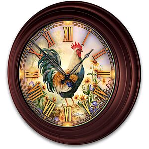 The Bradford Exchange Dona Gelsinger Indoor/Outdoor Illuminated Atomic Wall Clock