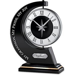 The Bradford Exchange Personalized Rotating Clock For Grandson With Blessing