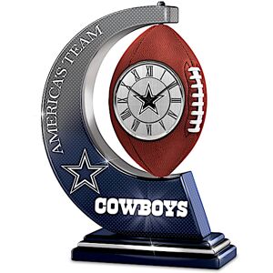 The Bradford Exchange Dallas Cowboys Table Clock With Rotating Football