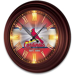 The Bradford Exchange St. Louis Cardinals Illuminated Atomic Wall Clock