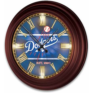 The Bradford Exchange Los Angeles Dodgers Illuminated Atomic Wall Clock