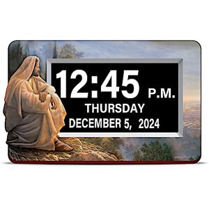 The Bradford Exchange Greg Olsen Religious Art Easy-Read Full Disclosure Clock