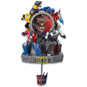 The Bradford Exchange Transformers Sculptural Autobots Vs. Decepticons Wall Clock