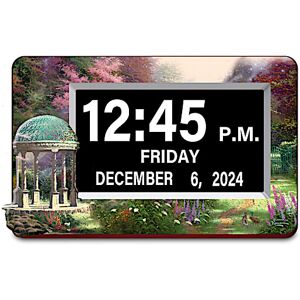 The Bradford Exchange Thomas Kinkade Easy Read Full Disclosure LED Clock