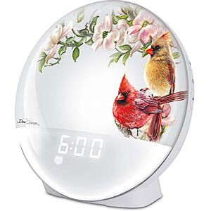 The Bradford Exchange Natural Sunrise Alarm Clock With Dona Gelsinger Songbird Art