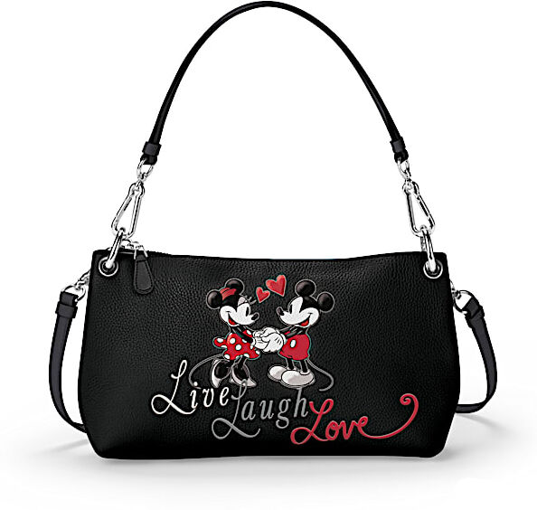 The Bradford Exchange Live, Laugh, Love Disney Handbag That Can Be Worn 3 Ways