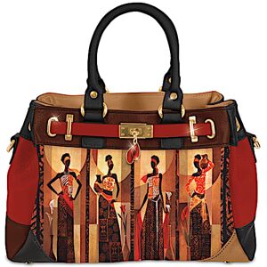 The Bradford Exchange Keith Mallett Artwork-Inspired Faux Leather Handbag The Bradford Exchange Keith Mallett Artwork-Inspired Faux Leather Handbag