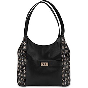 The Bradford Exchange Personalized Black Shoulder Bag With Your Initials The Bradford Exchange Personalized Black Shoulder Bag With Your Initials