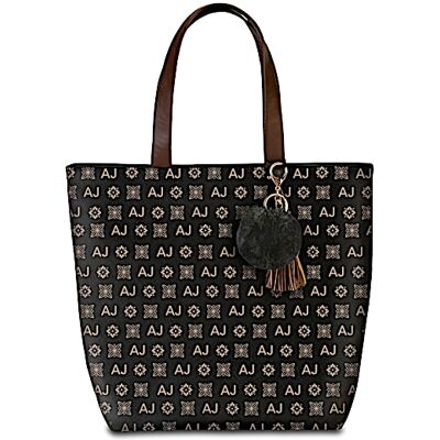 The Bradford Exchange Just My Style Personalized Initials Women's Fashion Tote Bag The Bradford Exchange Just My Style Personalized Initials Women's Fashion Tote Bag