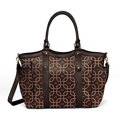 The Bradford Exchange Just My Style Tote Bag Personalized With Your Initials The Bradford Exchange Just My Style Tote Bag Personalized With Your Initials