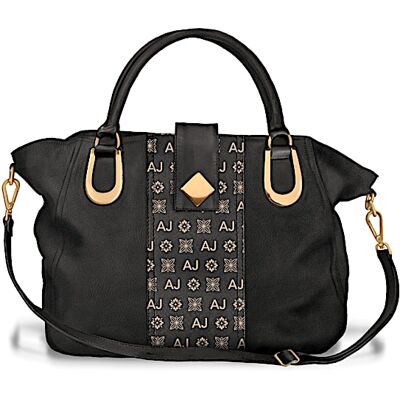 The Bradford Exchange Personalized Designer-Style Satchel With Your Initials The Bradford Exchange Personalized Designer-Style Satchel With Your Initials