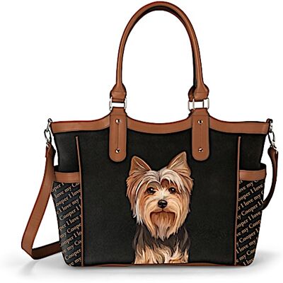 The Bradford Exchange Personalized Designer-Style Dog Tote Bag: Choose Your Breed The Bradford Exchange Personalized Designer-Style Dog Tote Bag: Choose Your Breed