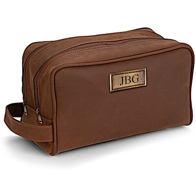 The Bradford Exchange Personalized Faux Leather Toiletry Bag With Your Initials The Bradford Exchange Personalized Faux Leather Toiletry Bag With Your Initials