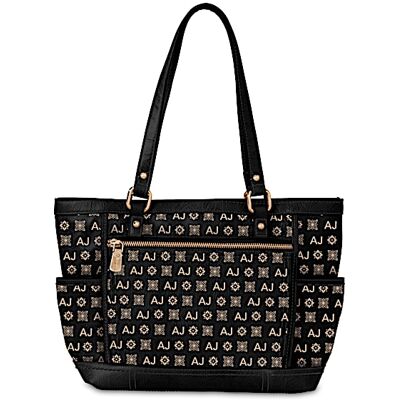 The Bradford Exchange Just My Style Personalized Shoulder Bag With Your Initials The Bradford Exchange Just My Style Personalized Shoulder Bag With Your Initials