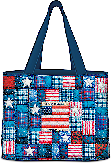 The Bradford Exchange American Pride Women's Quilted Tote Bag