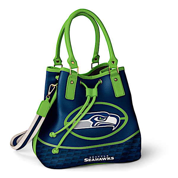 The Bradford Exchange Seattle Seahawks Women's NFL Bucket-Style Handbag