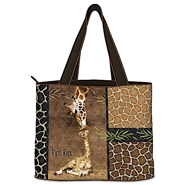 The Bradford Exchange First Kiss Tote Women's Quilted Tote Bag