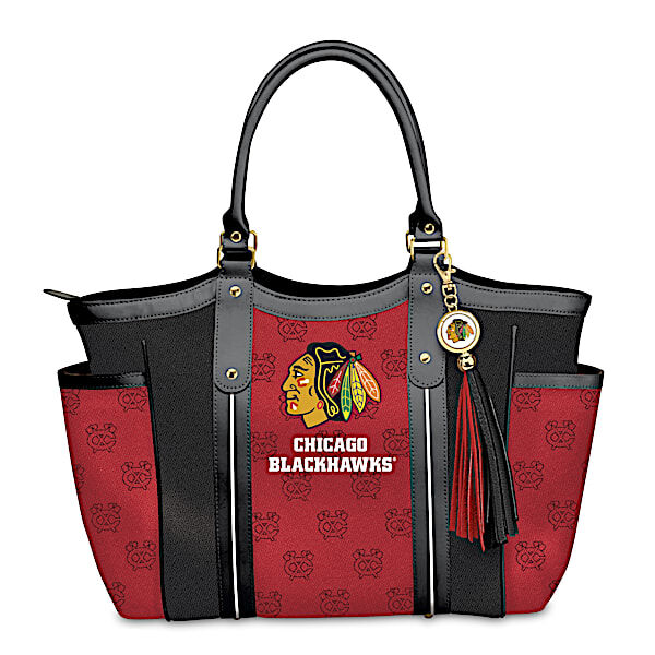 The Bradford Exchange Chicago Blackhawks Women's Shoulder Tote Bag