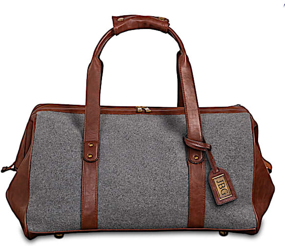 The Bradford Exchange The Traveler Duffel Bag Personalized With Initials