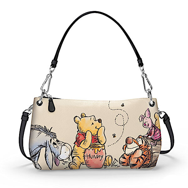 The Bradford Exchange Disney Winnie The Pooh Convertible Handbag: Wear It 3 Ways