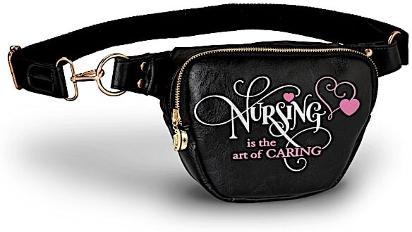 The Bradford Exchange The Art Of Caring Belt Bag Honors Nurses