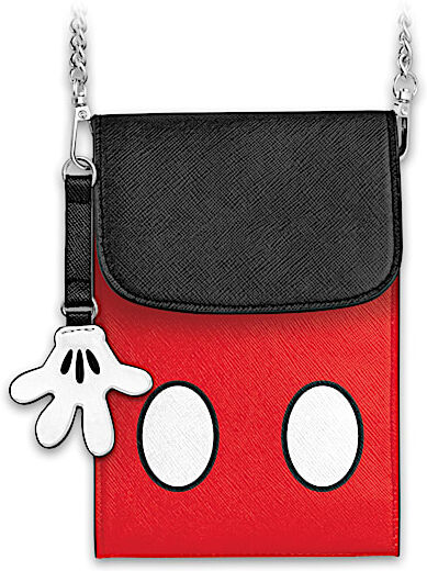 The Bradford Exchange Disney Mickey Mouse Crossbody Cell Phone Bag