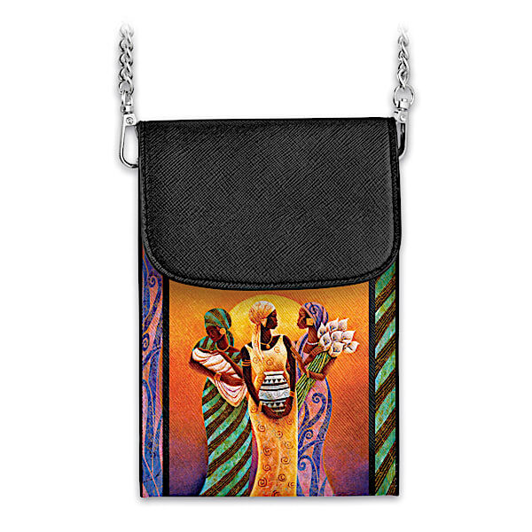 The Bradford Exchange Keith Mallett Sisters Of The Sun Crossbody Cell Phone Bag