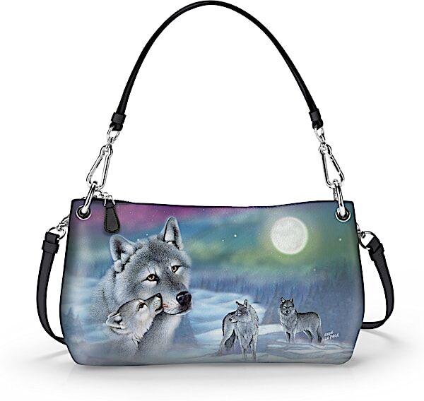 The Bradford Exchange Eddie LePage Art Northern Lights Handbag: Wear It 3 Ways