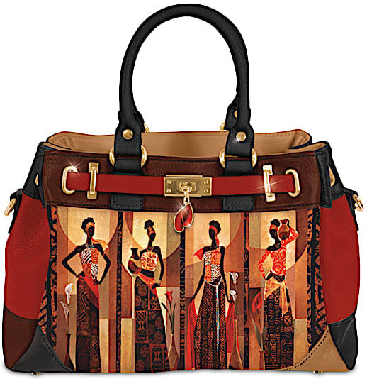 The Bradford Exchange Keith Mallett Artwork-Inspired Faux Leather Handbag