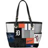 The Bradford Exchange Detroit Tigers MLB Patchwork Tote Bag With Team Logos