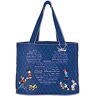 The Bradford Exchange Forever Disney Friends Quilted Tote Bag With Hanging Charm