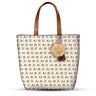 The Bradford Exchange Beige Tote Bag With Your Initials In Designer Style Pattern