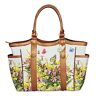The Bradford Exchange Marjolein Bastin Art Shoulder Tote With Butterfly Charm