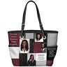 The Bradford Exchange Be Empowered Michelle Obama Shoulder Tote Bag With Quotes