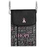 The Bradford Exchange Breast Cancer Awareness Crossbody Cell Phone Bag