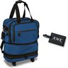 The Bradford Exchange Expandable Foldable Rolling Bag And Tag With Your Initials